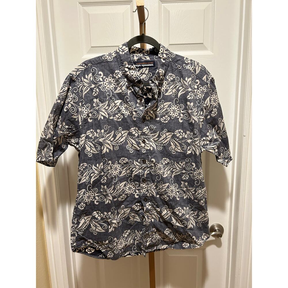 Reyn Spooner Hawaiian Shirt Reverse Printed, Size XL